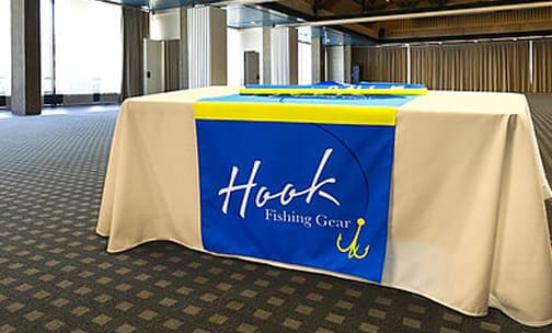 Tradeshow table cloth designer tool