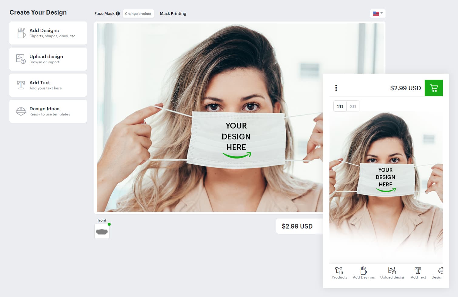 Facemask Design Software