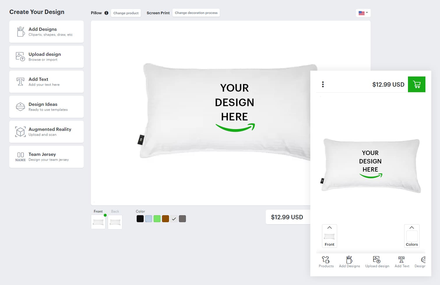 Pillow Design software