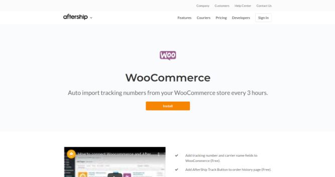 AfterShip Plugin-Top 14 Best Woocommerce Plugins for Your Online Store