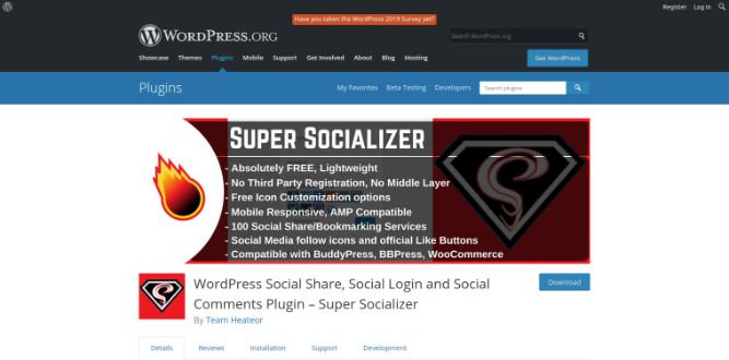 Super Socializer Plugin - Woocommece apps