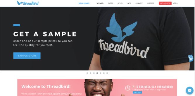 Threadbird- Print fulfillment center