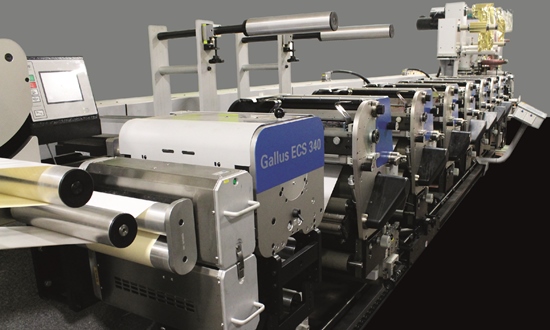 Gallus Flexographic label printing machine