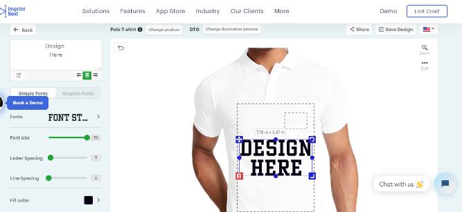 ImprintNext T-shirt Design Software