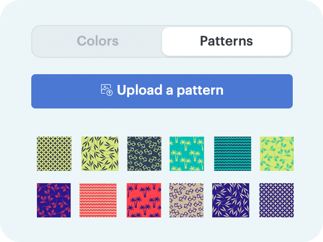 Upload a pattern